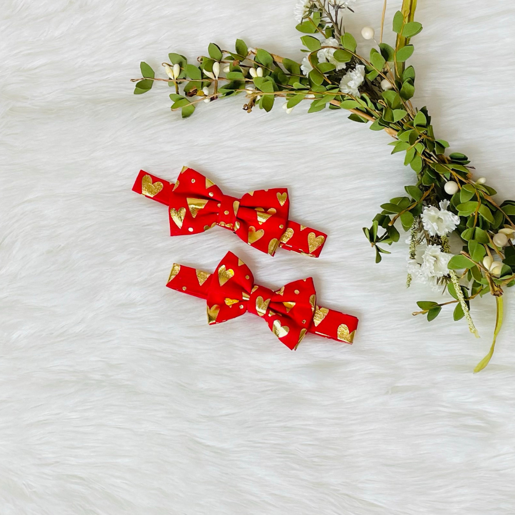 Hearts bow tie