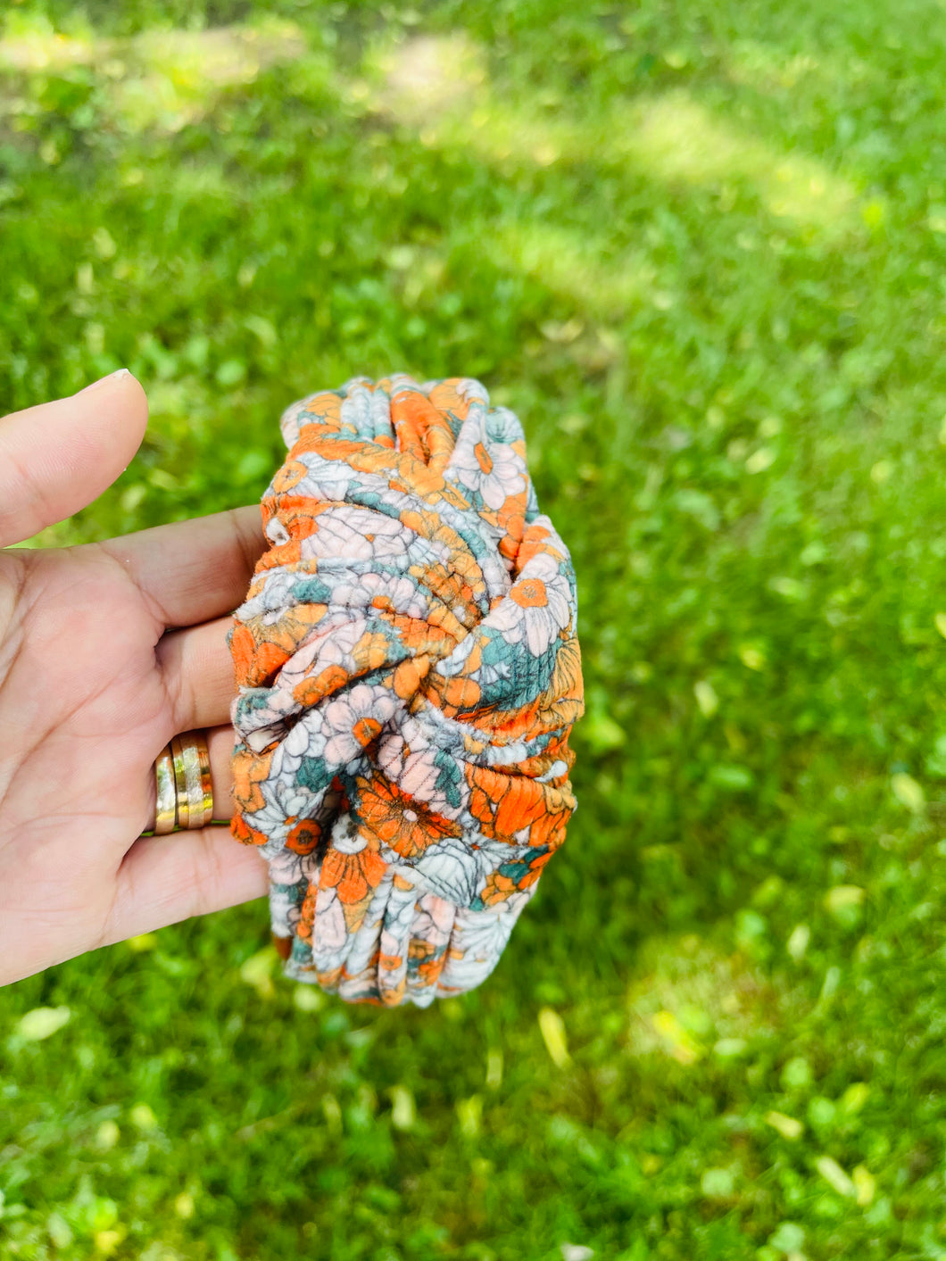 Vintage orange headband