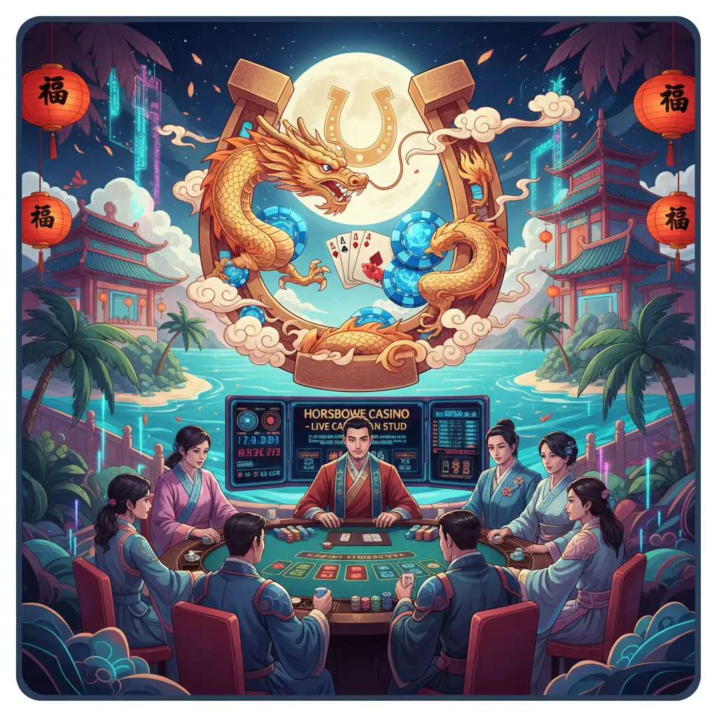 Caribbean stud live dealer games - Horseshoe