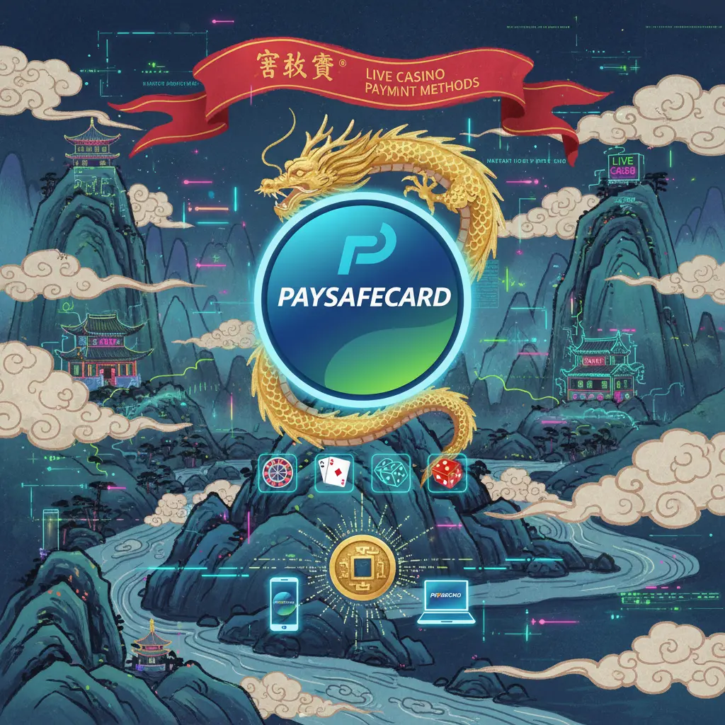 Live casino payment methods - Paysafecard