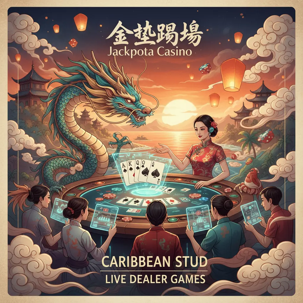 Caribbean stud live dealer games - Jackpota