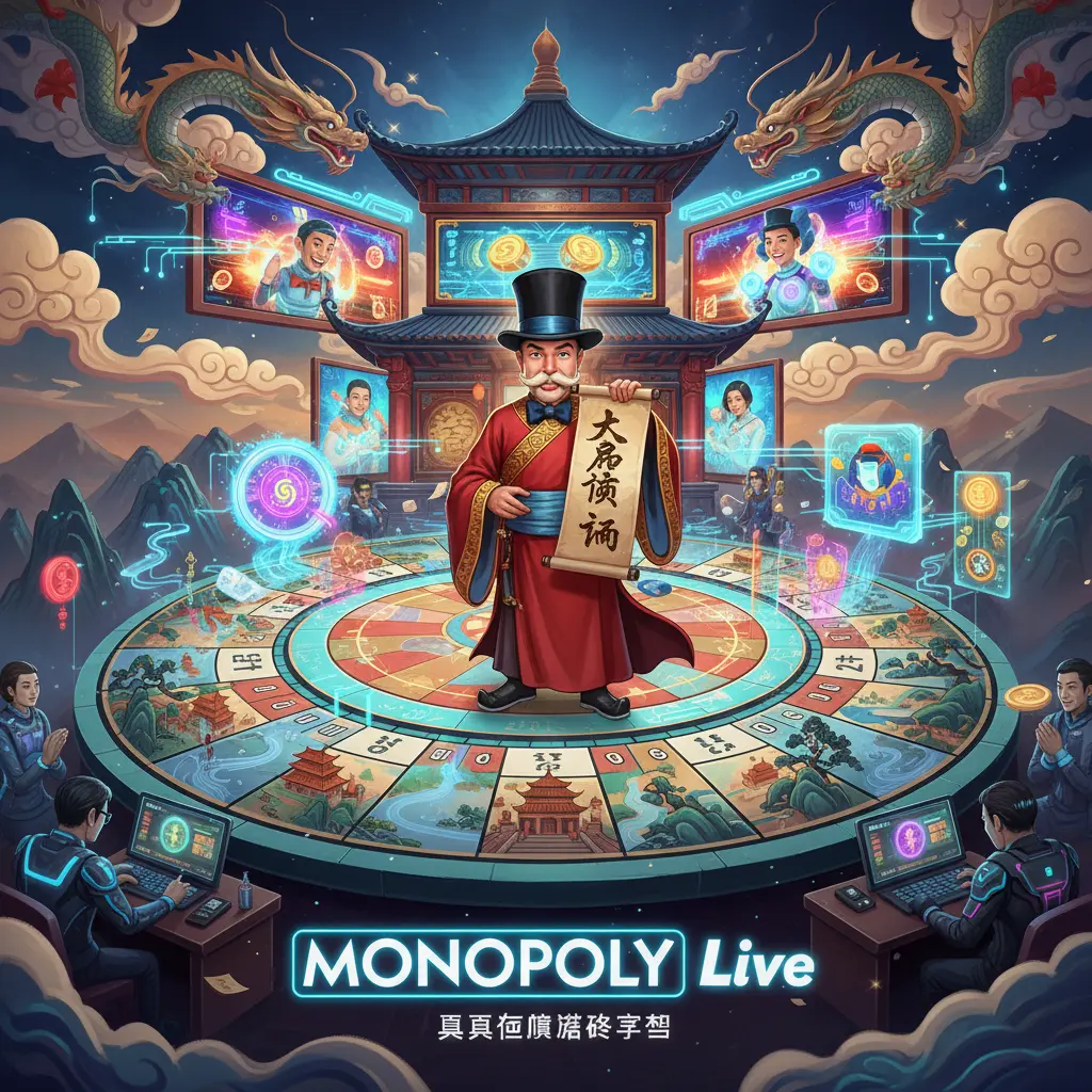 Live dealer game show varieties - MONOPOLY