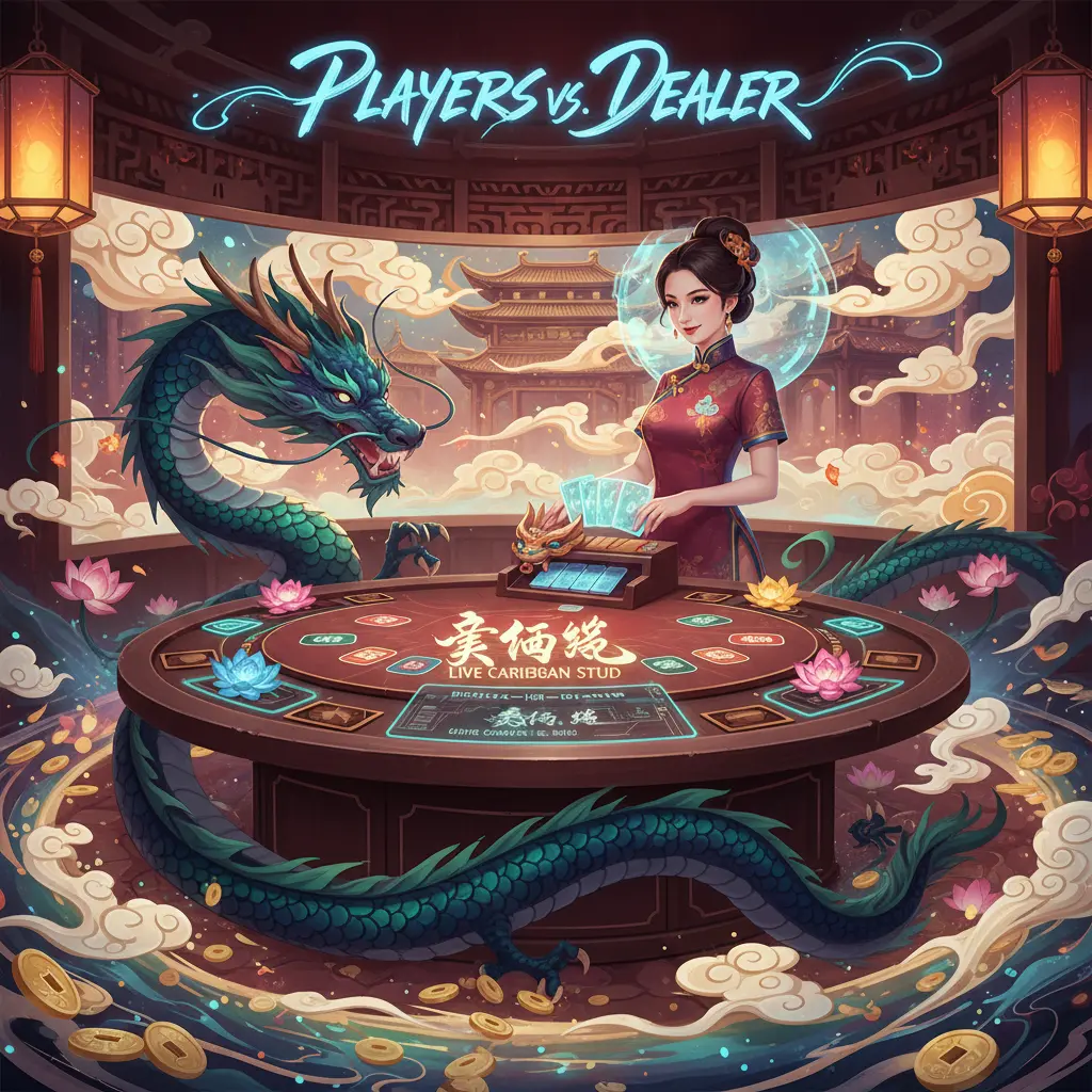 Caribbean stud live dealer games - Caribbean