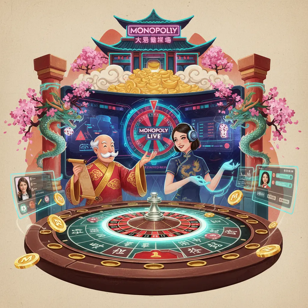 Live dealer monopoly experience - MONOPOLY