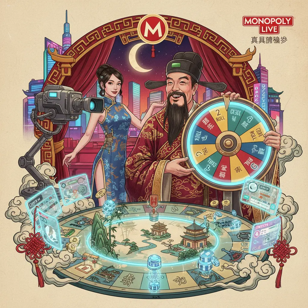 Live dealer game show varieties - Monopoly