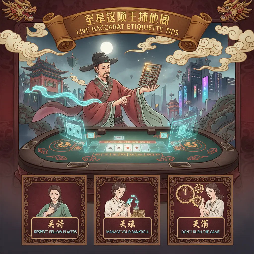 Live casino etiquette tips - Baccarat