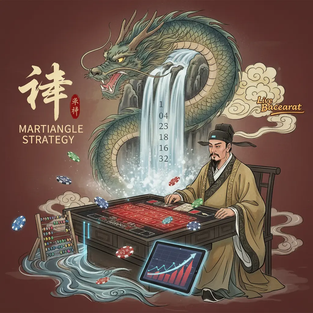 Live dealer baccarat strategies - Martingale