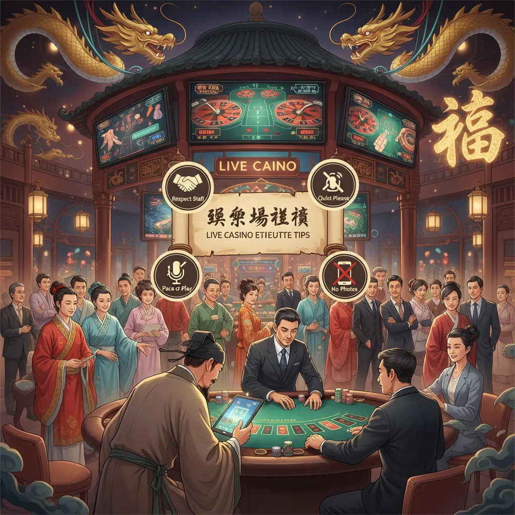 Live casino etiquette tips - Etiquette