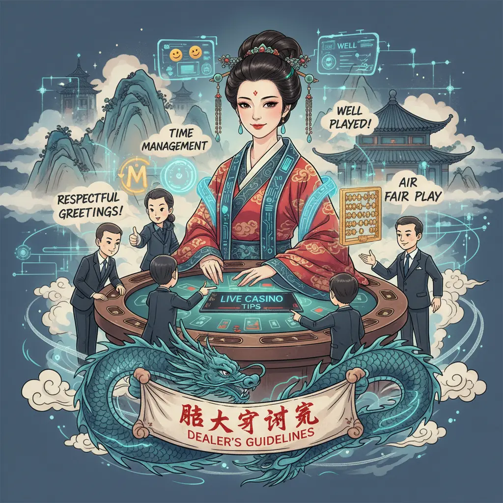 Live casino etiquette tips - Dealer