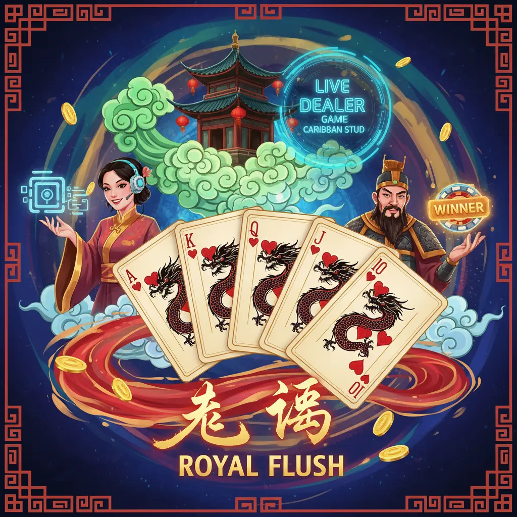 Caribbean stud live dealer games - Royal