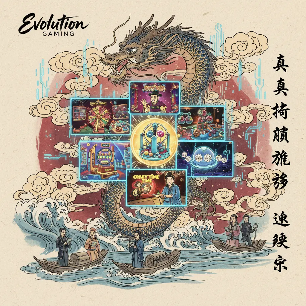 Live dealer game show varieties - Evolution