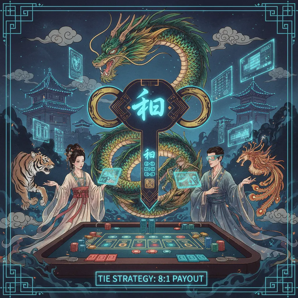 Live dealer baccarat strategies - Tie