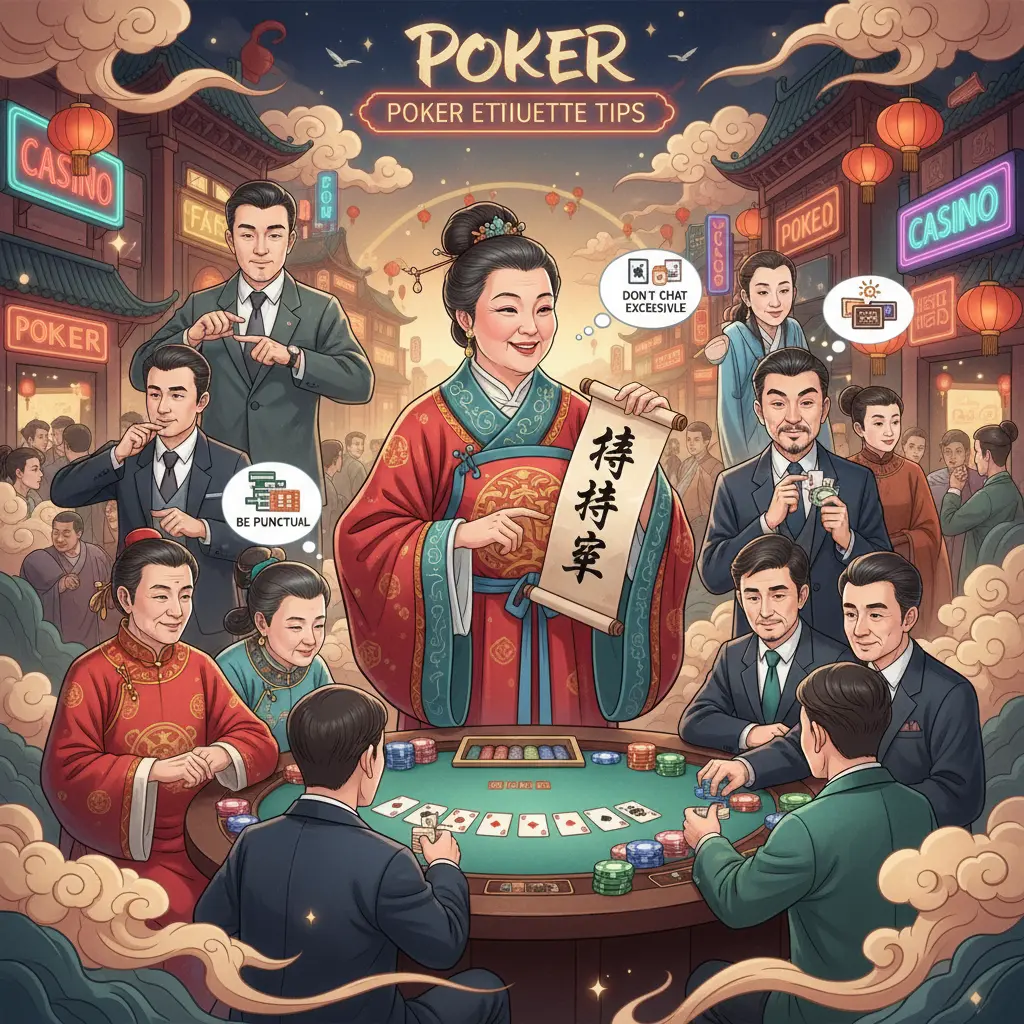 Live casino etiquette tips - Poker