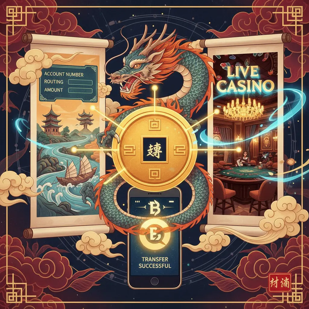 Live casino payment methods - Transfer