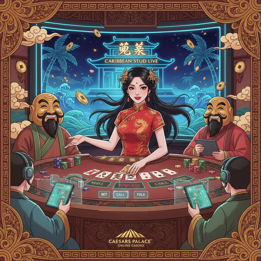Caribbean stud live dealer games - Caesars