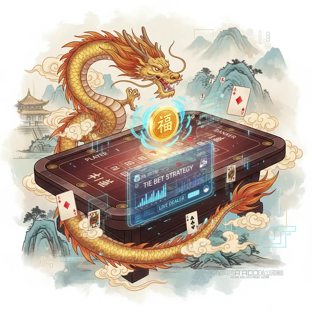 Live dealer baccarat strategies - Tie